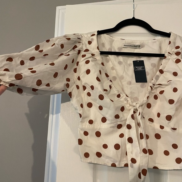 Puff sleeve crop top - Picture 4 of 6